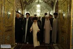 مراسم غبارروبی مضجع شریف حضرت رضا(ع)/تصاویر