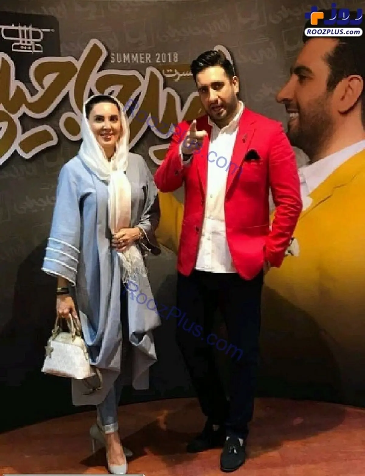 تیپ متفاوت خانم بازیگر در کنسرت امید حاجیلی+عکس