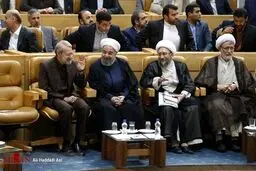 حاشیه های همایش سراسری قوه قضائیه با حضور سران سه قوه