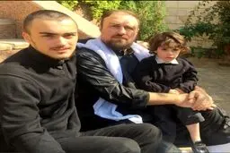 سیداحمدخمینی در کنار پدر و برادرش/عکس