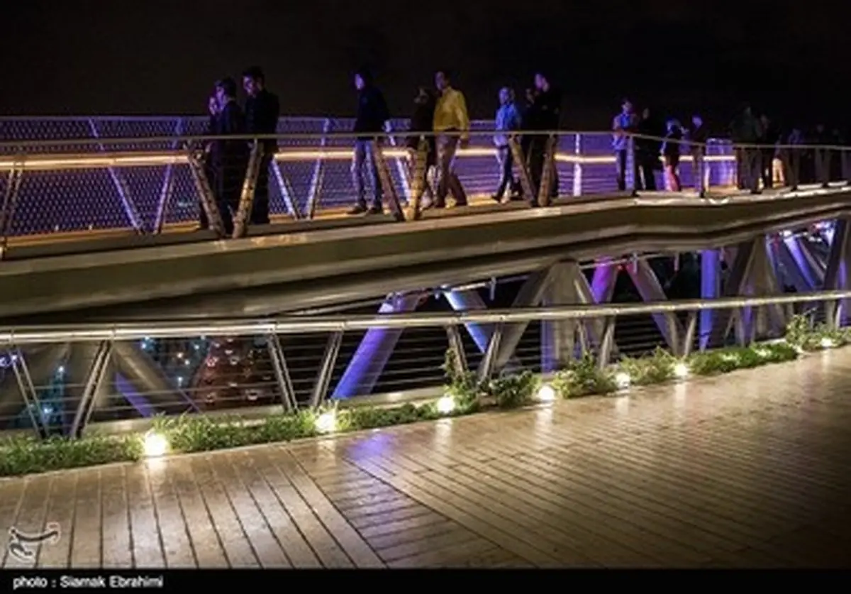شب‌های تهران را از بالای این پل ببینید /گزارش تصویری