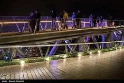 شب‌های تهران را از بالای این پل ببینید /گزارش تصویری