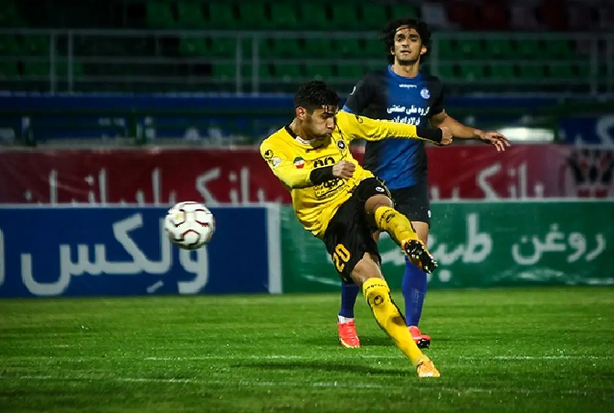 گل سه امتيازي مهدي شريفي (عکس)‎