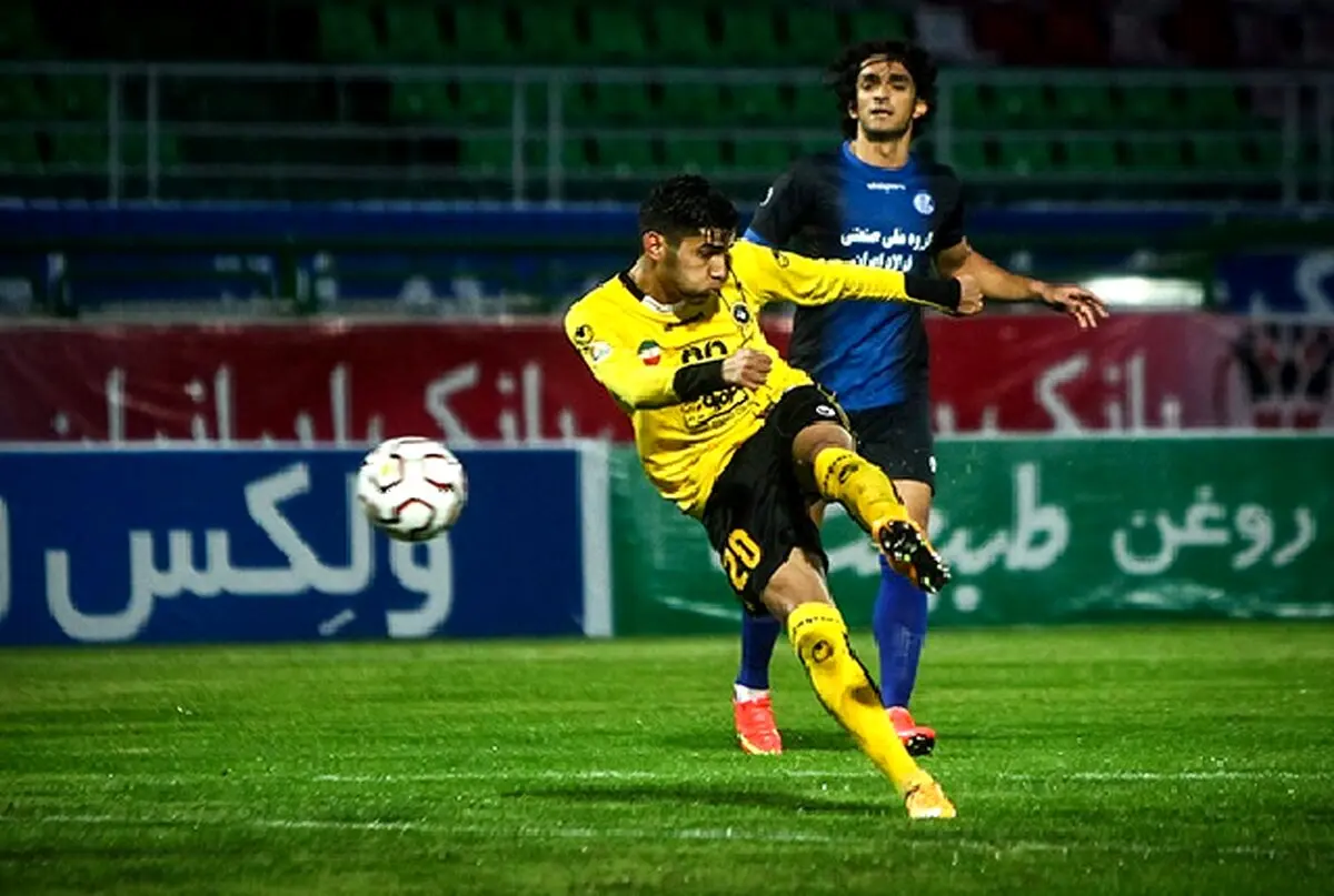 گل سه امتيازي مهدي شريفي (عکس)‎