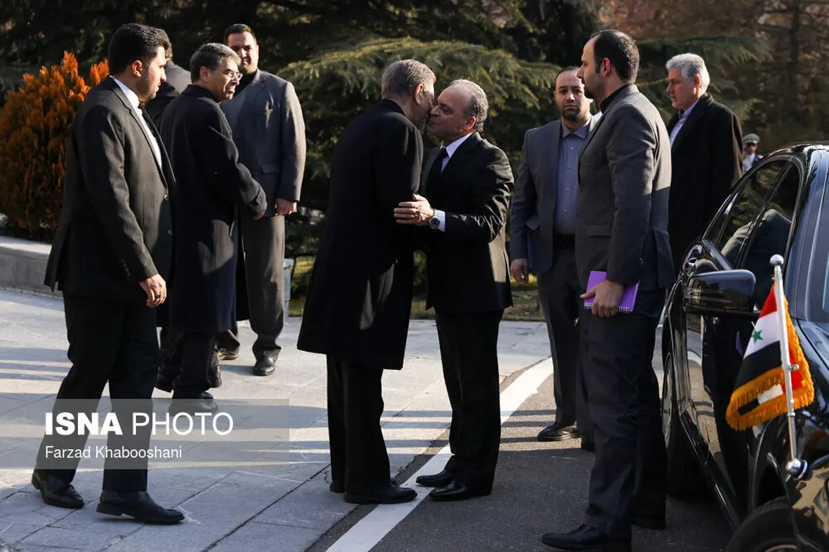 تصاویر / استقبال معاون اول از نخست وزیر سوریه در تهران