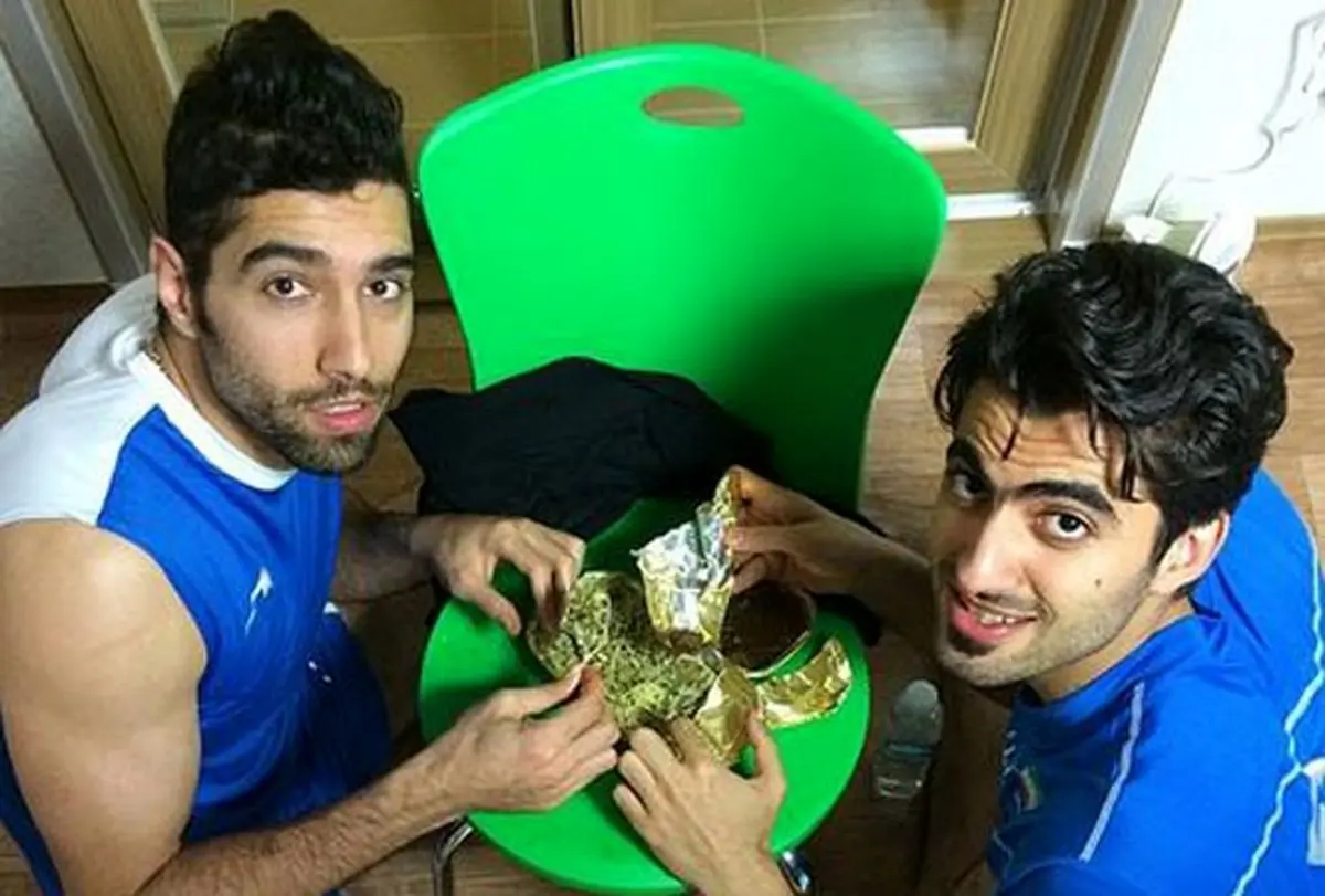 دست‌پخت همسر مهدوی، شام والیبالیست‌های مجرد +عکس