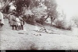 شکار پلنگ توسط مظفرالدین شاه + تصاویر