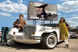 تصویری از رضا عطاران در آمریکا