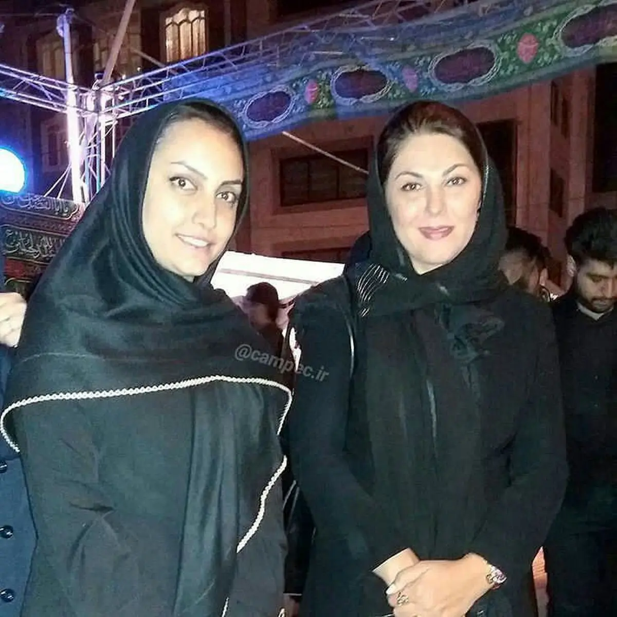 لاله اسکندری در هیئت هنرمندان/عکس