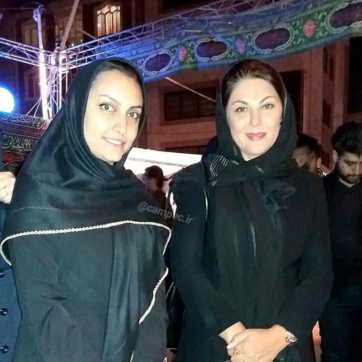 لاله اسکندری در هیئت هنرمندان/عکس