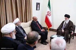 دیدار رئیس جمهور آفریقای جنوبی با رهبر معظم انقلاب/ تصاویر