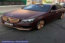 تصویری زیبا از بنز خاص در ایران