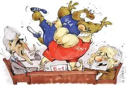 قهرمانی ایران!/کاریکاتور