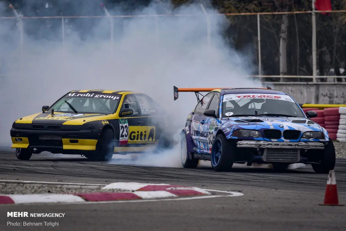 عکس / شور و هیجان در مسابقات دریفت قهرمانی کشور