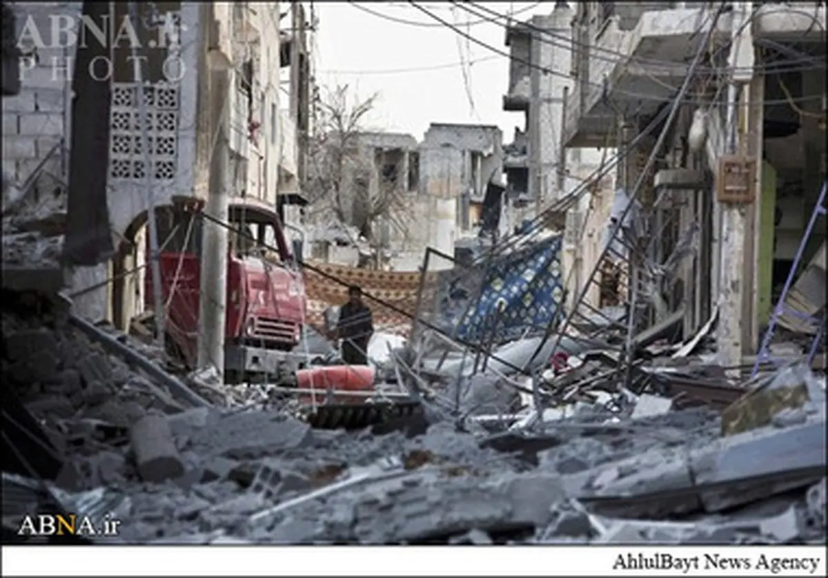 ویرانه‌های شهر کوبانی/ تصاویر