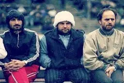 تیپ بانمک علی پروین روی نیمکت!/ عکس