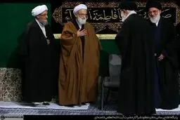 دومین شب عزاداری فاطمیه با حضور رهبرمعظم انقلاب/ تصاویر
