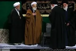 دومین شب عزاداری فاطمیه با حضور رهبرمعظم انقلاب/ تصاویر