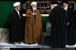 دومین شب عزاداری فاطمیه با حضور رهبرمعظم انقلاب/ تصاویر