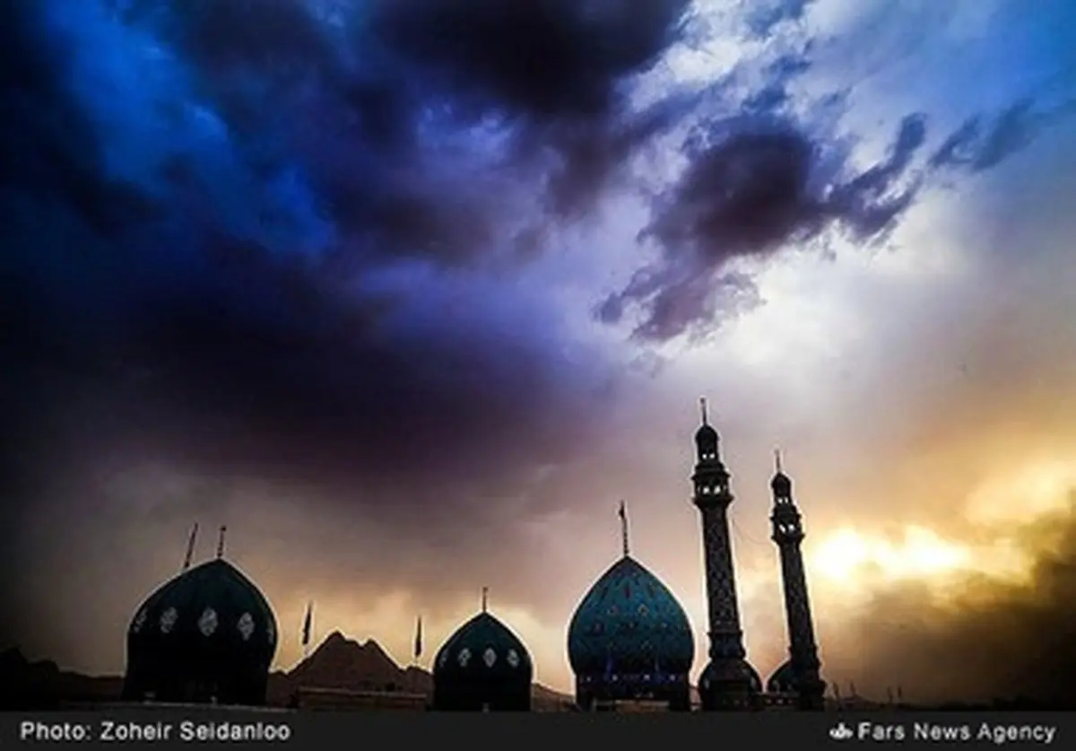 مسجد جمکران در آستانه نیمه شعبان/ تصاویر