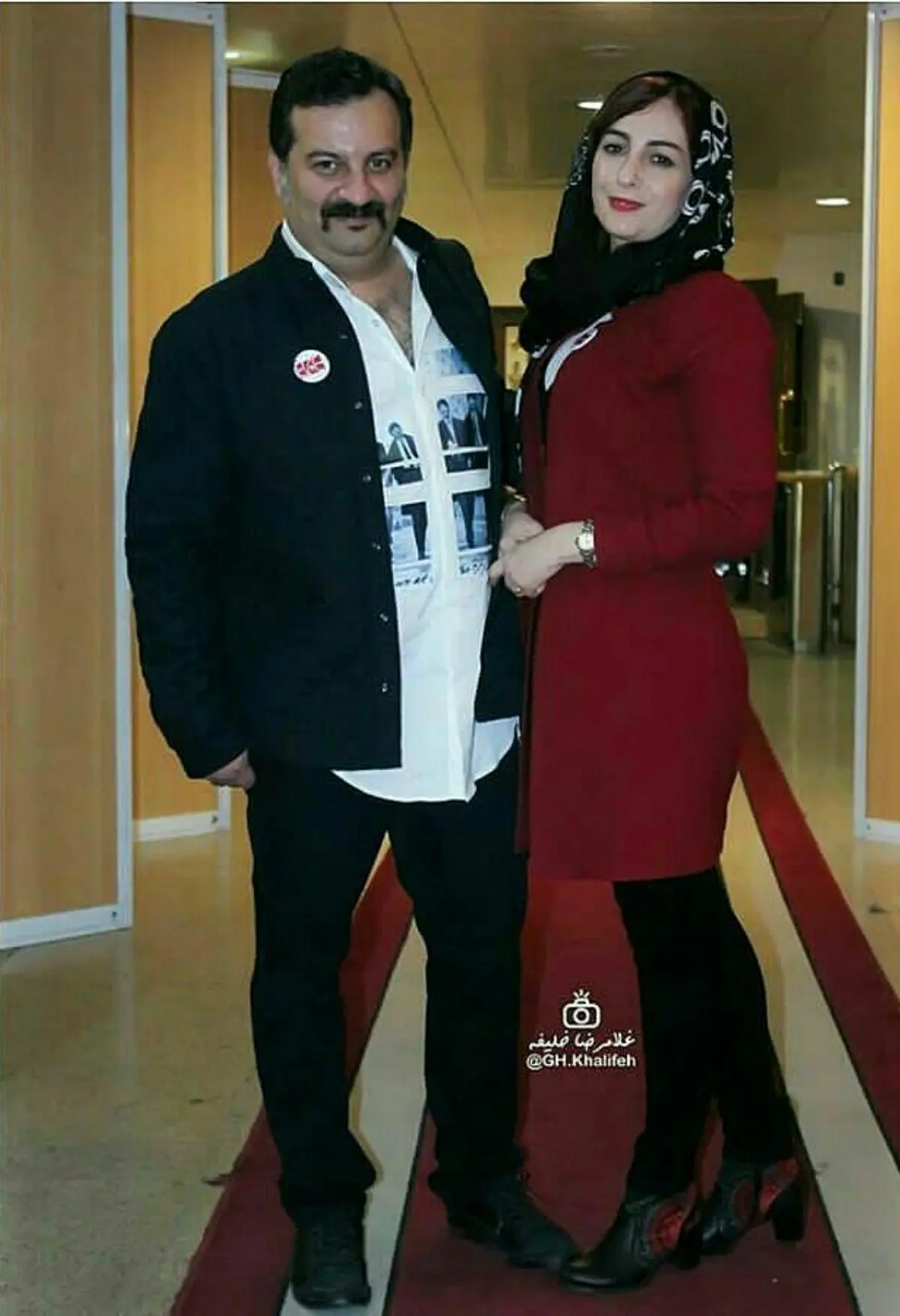 این هم از شقایق دهقان و همسرش مهراب قاسم خانی/عکس