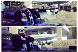 عکسی که رضا صادقی قبل از کنسرت دبی در اینستاگرام منتشر کرد