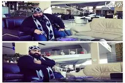 عکسی که رضا صادقی قبل از کنسرت دبی در اینستاگرام منتشر کرد