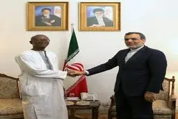 دیدار وزیر مشاور در امور خارجی سیرالئون با جابری انصاری