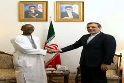 دیدار وزیر مشاور در امور خارجی سیرالئون با جابری انصاری