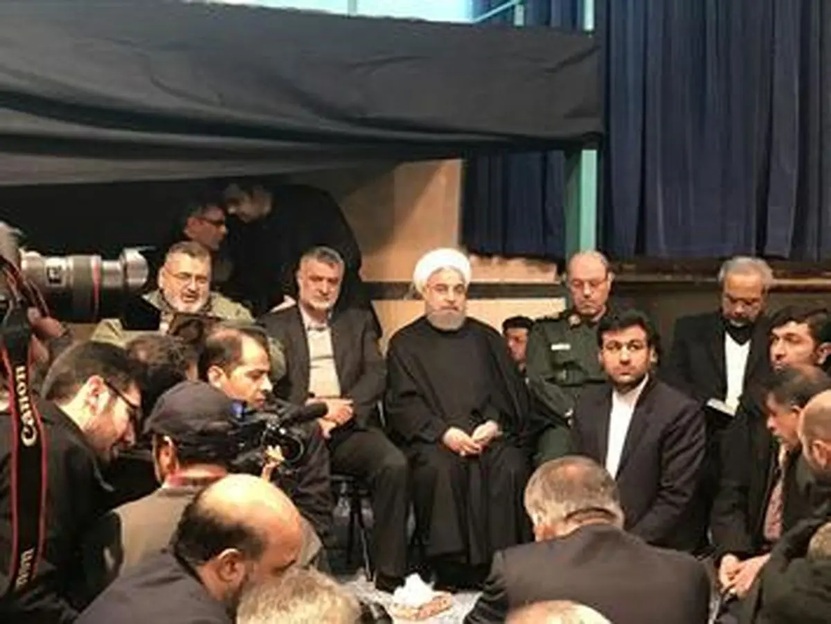 حضور رییس جمهوری در جماران/عکس