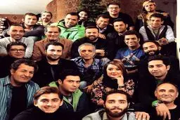 محمدرضا گلزار و هومن سیدی در پشت صحنه فیلم جدید منوچهر هادی/عکس