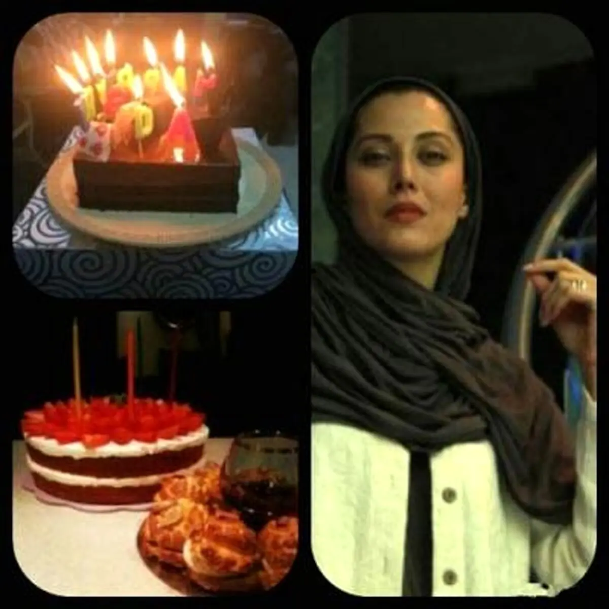 جشن تولد 44 سالگی مهتاب کرامتی/ عکس