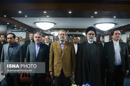حواشی یک همایش با حضور رییس مجلس/تصاویر