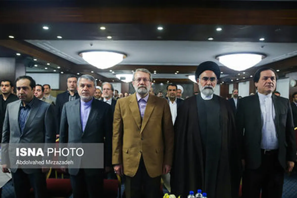 حواشی یک همایش با حضور رییس مجلس/تصاویر