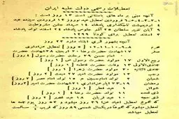 عکس/میزان تعطیلات رسمی ایران در 88 سال پیش