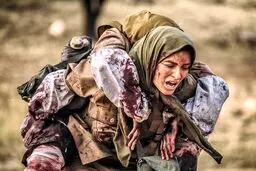 بهنوش طباطبایی در نمایی از رد خون