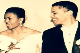 شب عروسی اوباما و میشل /عکس