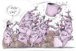 کاریکاتور/ لیوان کفاشیان!