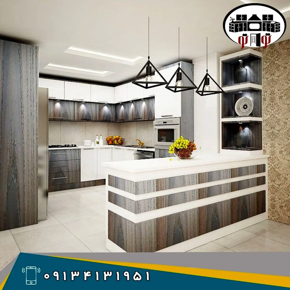 طراحی کابینت آشپزخانه در بهترین کابینت سازی‌ها