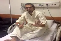 محمد نوري روي تخت بيمارستان (عکس)