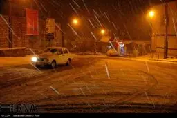 بارش برف در شهرهای پاوه، سلماس و خوی/تصاویر