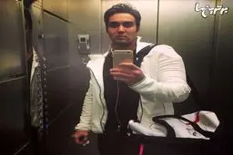 عکس سلفی پوریا پورسرخ با آیفون 6