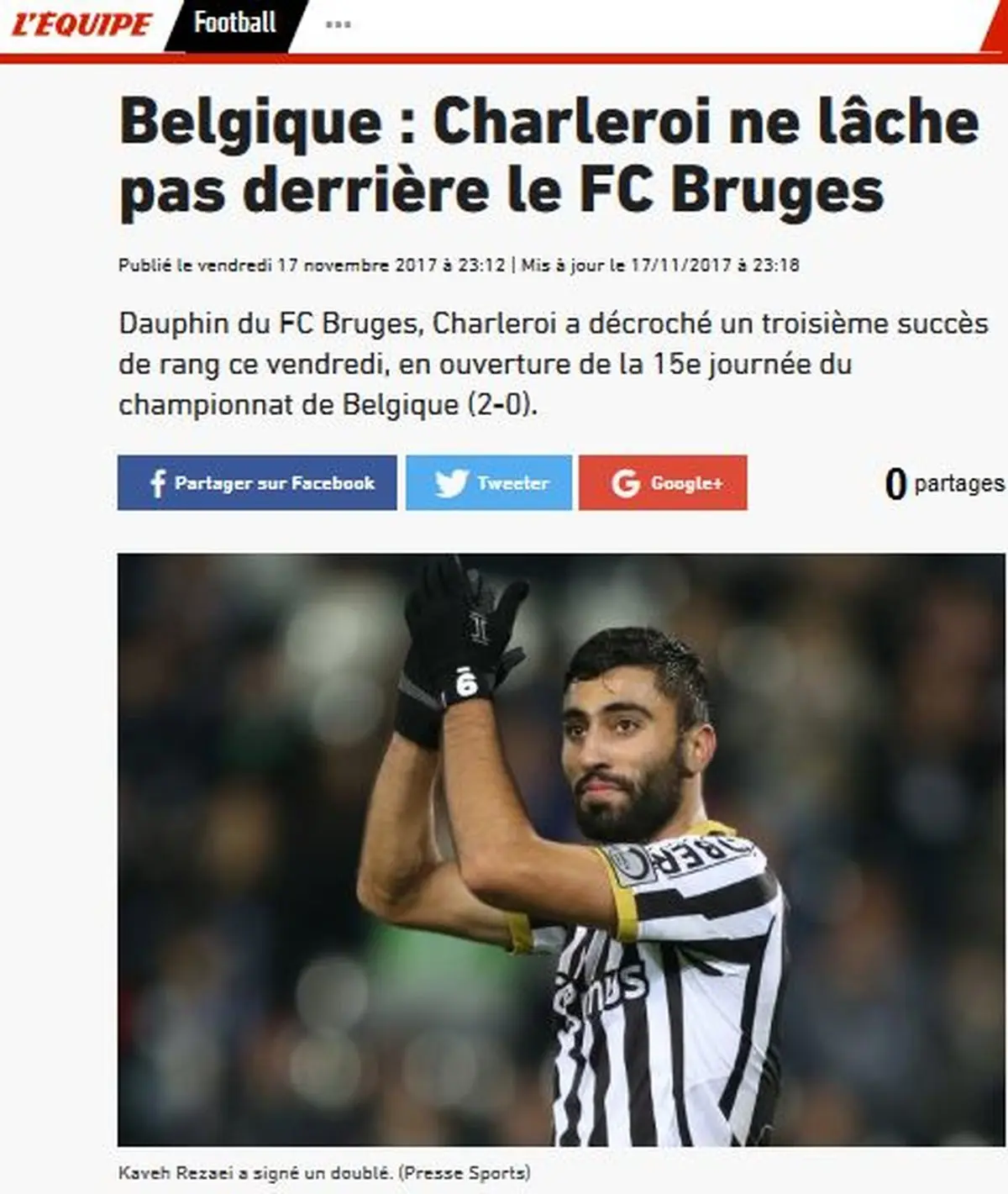 بازتاب درخشش کاوه رضایی در اکیپ فرانسه؛ او را در جام جهانی می‌بینید + عکس