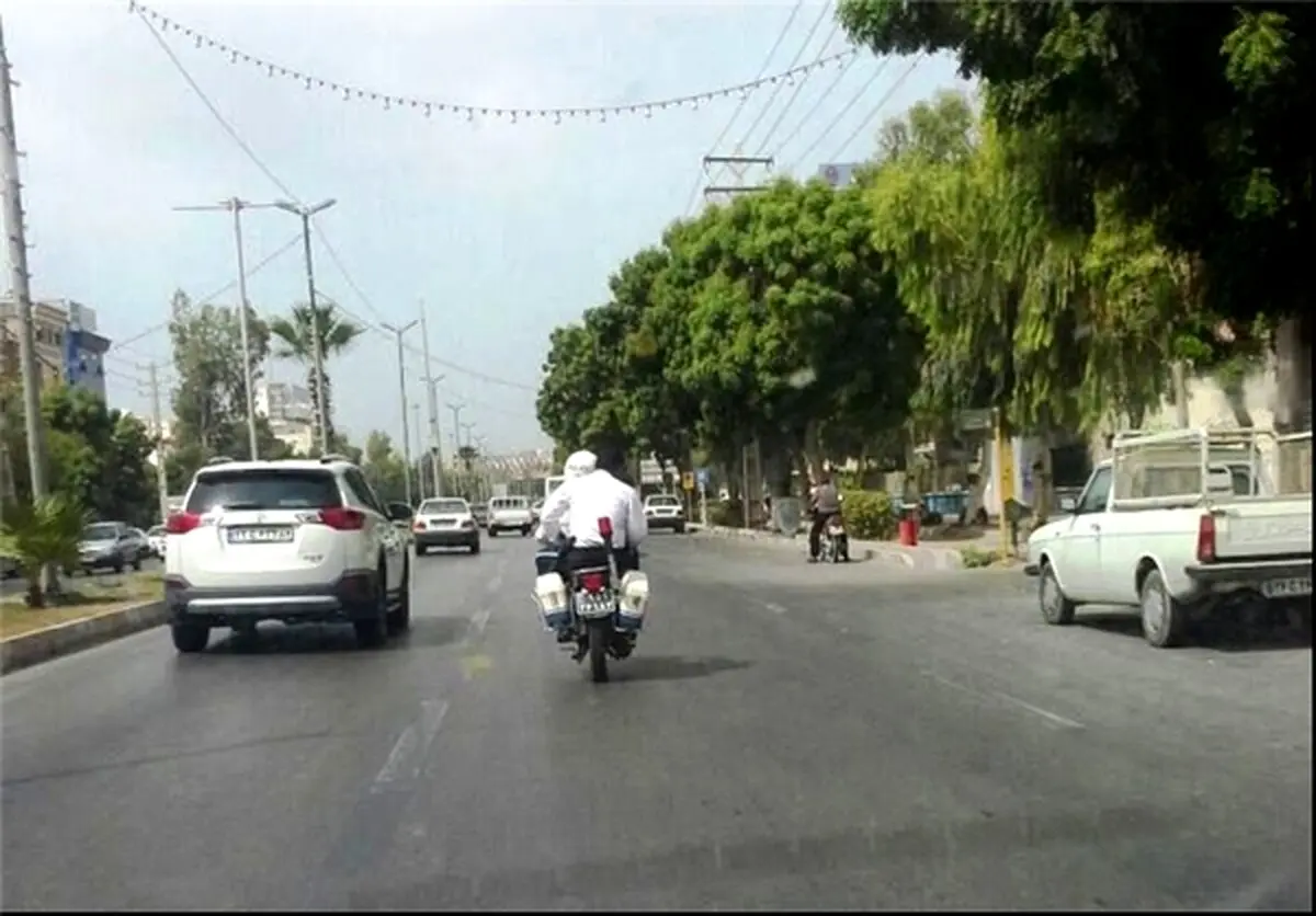 کلاه ایمنی خوب است اما نه برای پلیس + عکس