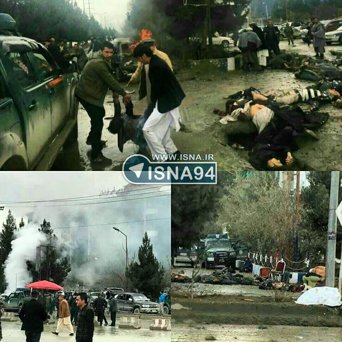 تصویری دلخراش از انفجار امروز کابل