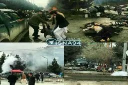 تصویری دلخراش از انفجار امروز کابل