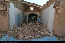 تصاویری از خسارات زلزله شهرستان کوهبنان در استان کرمان