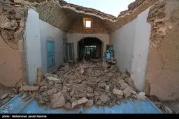 تصاویری از خسارات زلزله شهرستان کوهبنان در استان کرمان