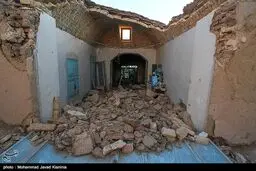 تصاویری از خسارات زلزله شهرستان کوهبنان در استان کرمان