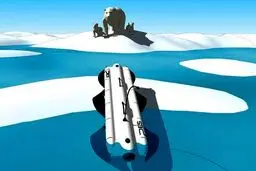 اختراع یک ربات خزنده‌ با توانایی "اسکیت" روی یخ + عکس